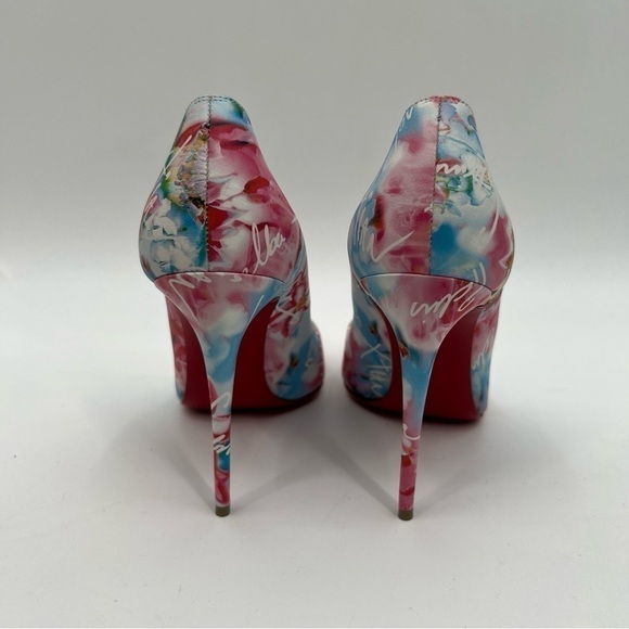 Christian Louboutin Hottie Walkie Walk A Mile In My Shoes Hot Chick Pump size 38 - Picture 12 of 16